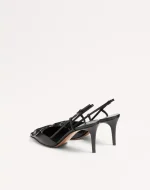 Valentino Vlogo Signature Calfskin Slingback Pump 80 Mm / 3.15 In. - Image 4